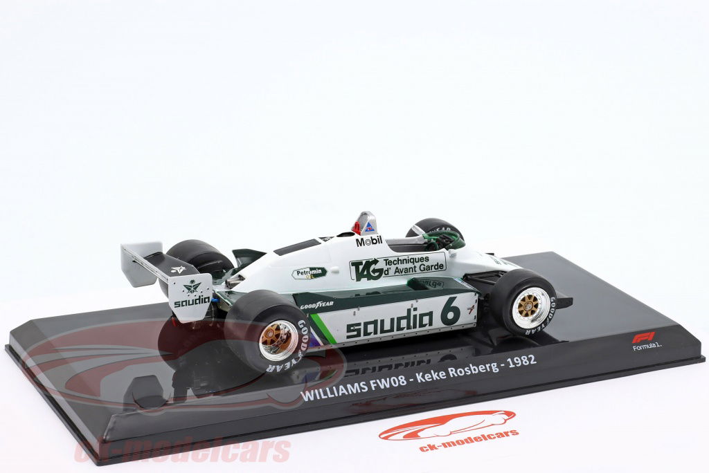 Premium Collectibles 1:24 Keke Rosberg Williams FW08 #6