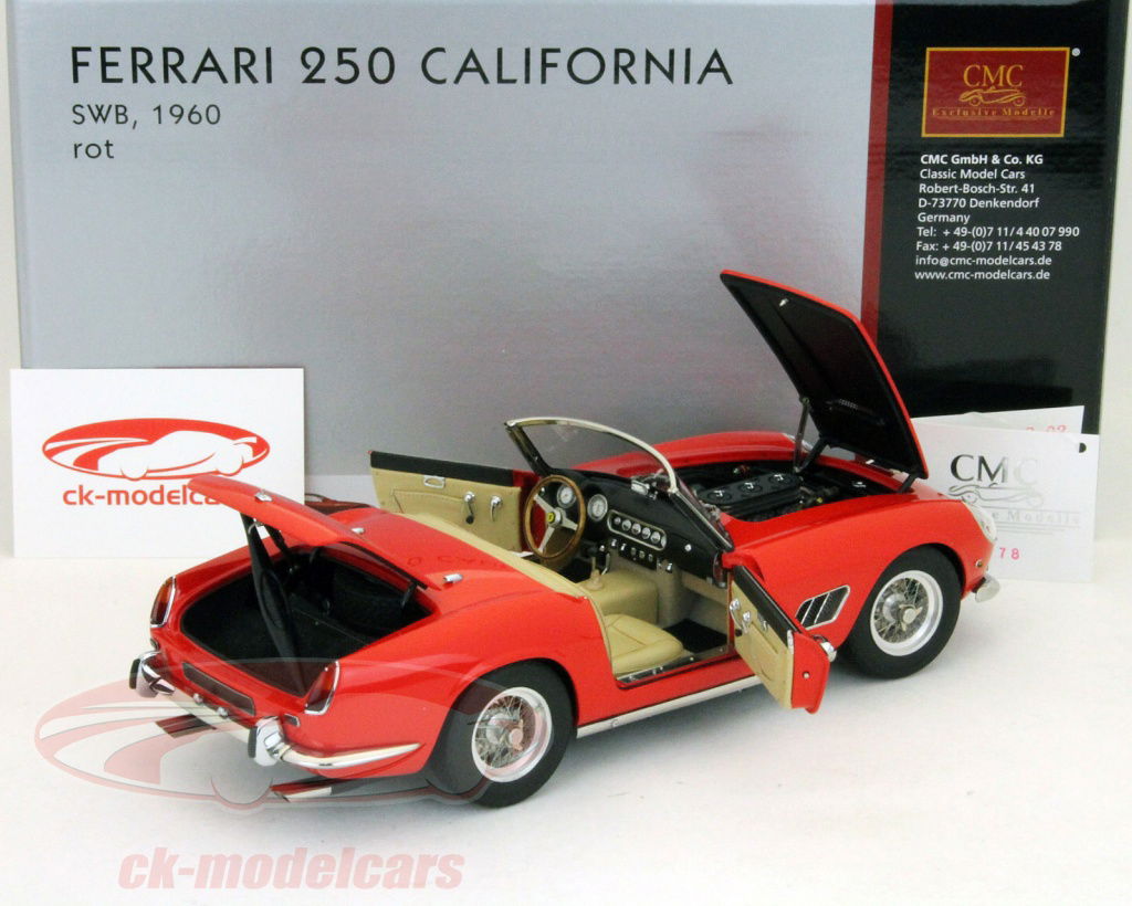 フェニックス1/43 フェラーリ250SWB ツーリストトロフィー60 アートモデル 1/43 フェラーリ 250 カリフォルニア・スパイダー