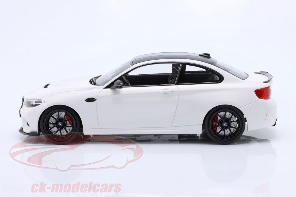 【開封済み新品】1/18 minichamps BMW M2 CS 白 F87 Minichamps 1:18 BMW M2 CS (F87) 建設年 2020 ライトグリーン