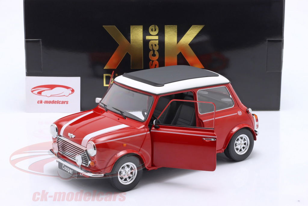 KK-Scale 1:12 Mini Cooper with sunroof red / white LHD