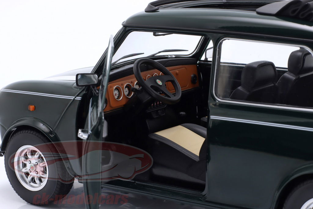 KK-Scale 1:12 Mini Cooper with sunroof dark green / white