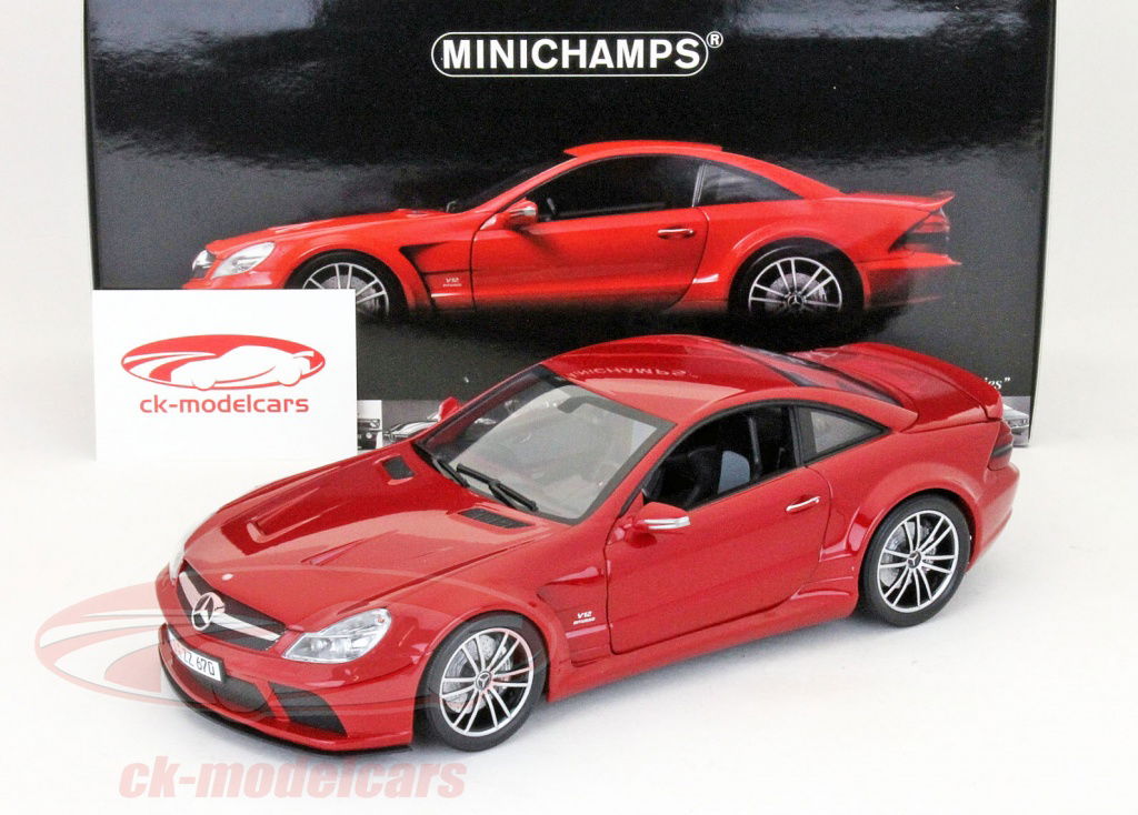 Minichamps 1:18 Mercedes-Benz SL65 AMG Black Series 2009 red