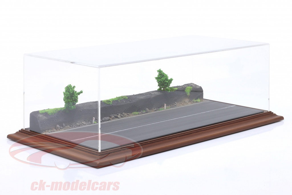 high-quality-acrylic-showcase-with-diorama-base-plate-forest-road-1-43-atlantic-30201/