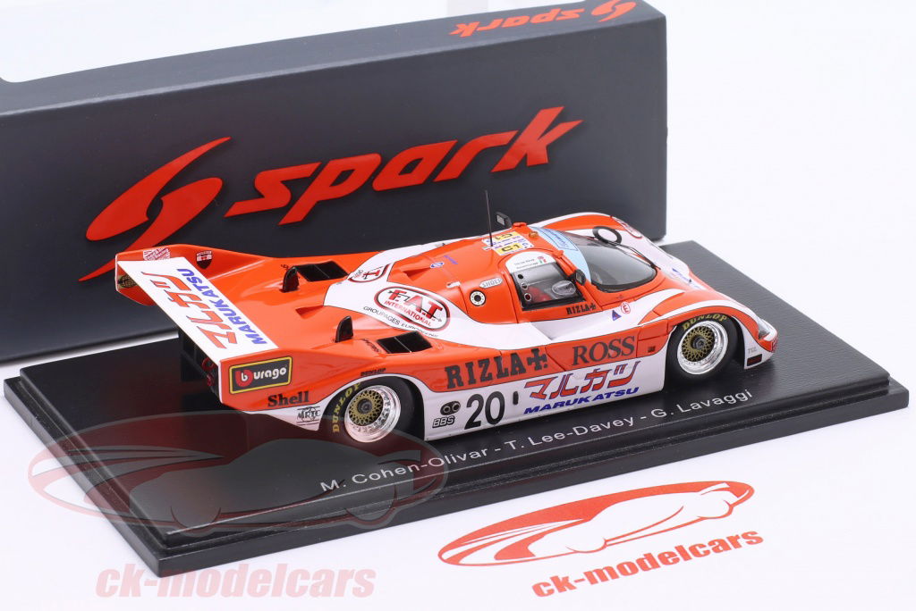 【美品】1/43 スパーク Porsche 962C 4th LM1990 Spark 1:43 Porsche 962 C #44 24h LeMans 1990 J. Watson, B