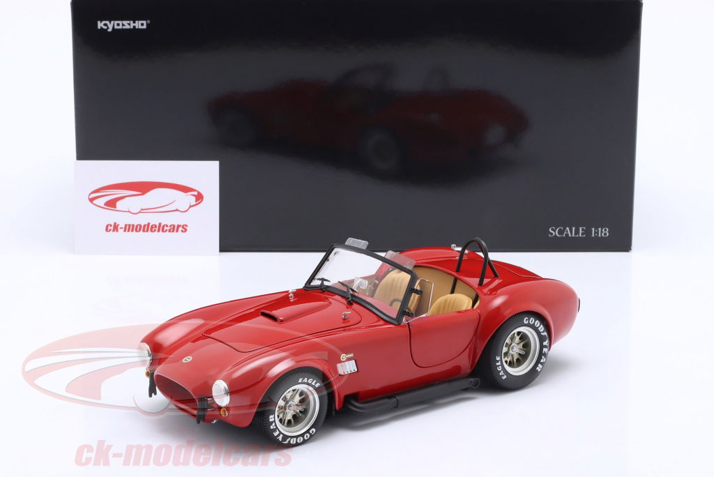 自動車 KYOSHO 1/18 SHELBY COBRA 427S/C Racing Kyosho 1/18 Shelby Cobra 427 S/C Dark Blue - Nowy Model
