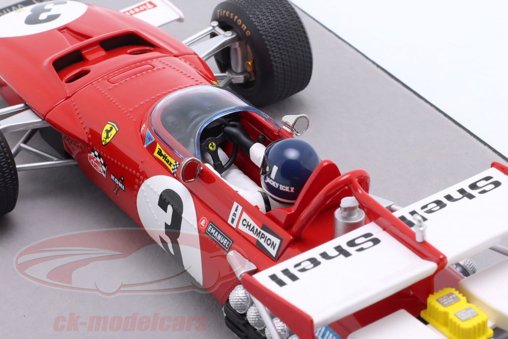ミニカー　1/18 フェラーリ 312B メキシコGP 1970 優勝車 Jacky Ickx #3 ドライバーフィギュア付 [TMD18-64D] TECNOMODEL TMD18-064D Masstab: 1/18 | FERRARI F1 312B N 3