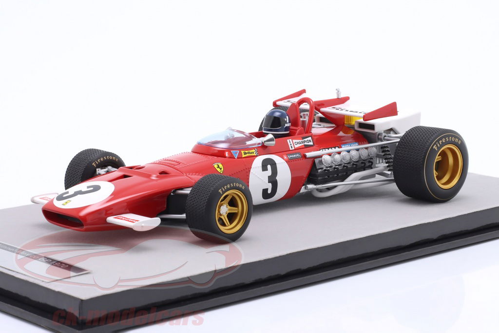 ミニカー　1/18 フェラーリ 312B メキシコGP 1970 優勝車 Jacky Ickx #3 ドライバーフィギュア付 [TMD18-64D] Amazon | TECNOMODEL 312B #3 ジャッキー・イクスの優勝者