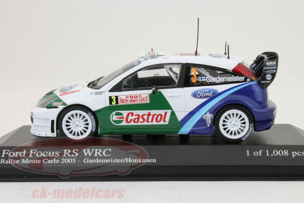 未開封 1/43 MINICHAMPS Ford Focus WRC Ford Focus RS WRC #7 Rally Portugal Martini 1:43 430998807