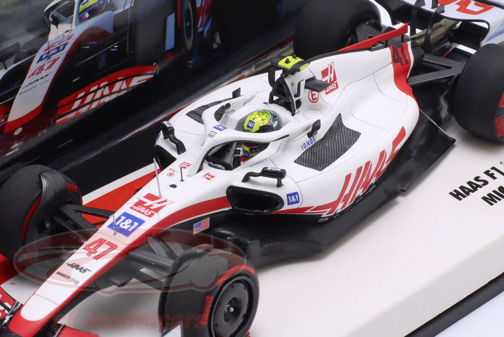 ミニチャンプス ハースF1  VF-22 ミック シューマッハ イギリスGP Haas F1 Team VF-22 Mick Schumacher British GP 8th 2022 1st