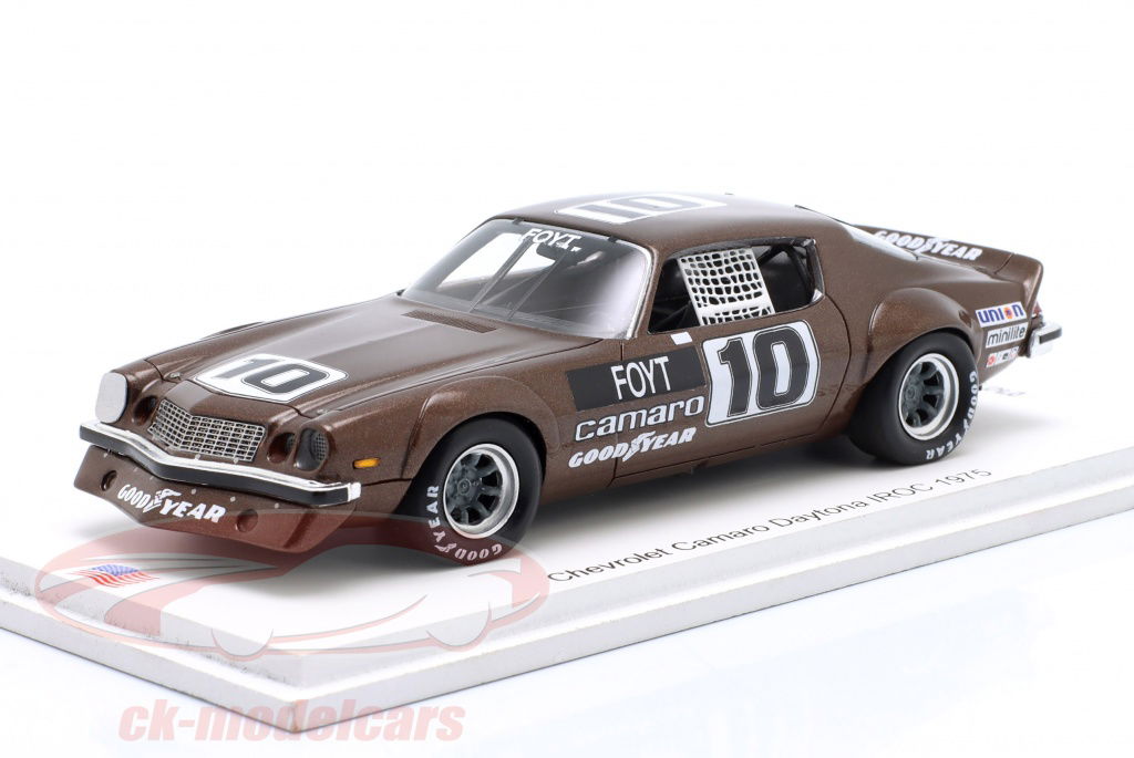 spark-1-43-chevrolet-camaro-no10-2-iroc-daytona-1974-1975-a-j-foyt-us220/