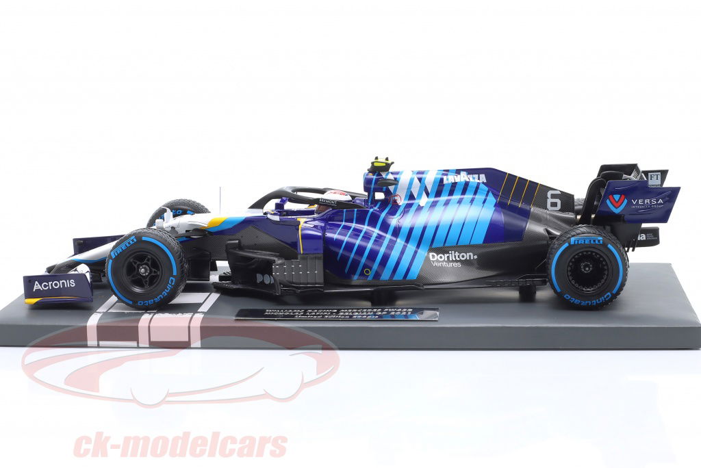Minichamps 1:18 Nicholas Latifi Williams FW43B #6 Belgien GP