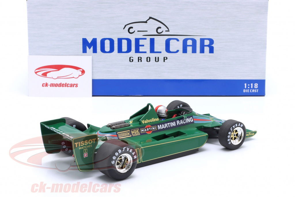 ModelCarGroup 1:18 Mario Andretti Lotus 79 #1 7th