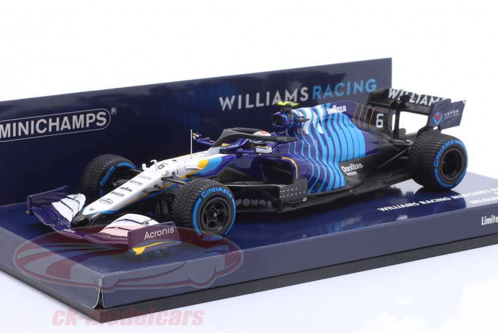 Minichamps 1:43 Nicholas Latifi Williams FW43B #6 Belgian GP