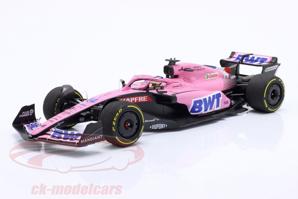 Minichamps 1:18 Fernando Alonso Alpine A522 #14 Bahrain GP