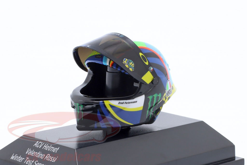 PMA - PMA ミニチャンプス 1/8 ロッシ ヘルメット ウィンターテスト2019 PMA ミニチャンプス 1/8 ロッシ ヘルメット ウィンターテスト