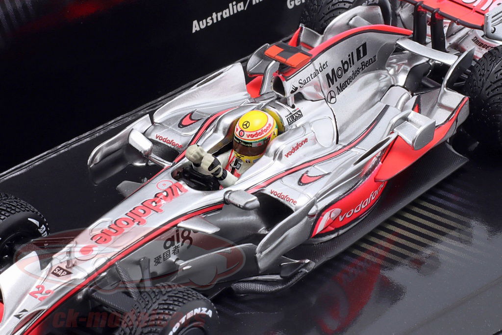 Minichamps 1:43 L. Hamilton McLaren MP4/23 #22 Brazil GP
