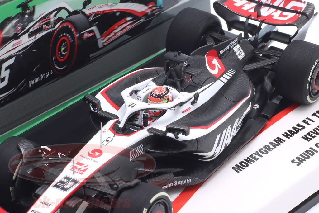 日本未発売　ビッグスケールF1コレクション　ハースVF-23 マグヌッセン Minichamps 1:43 K. Magnussen Haas VF-23 #20 サウジアラビア