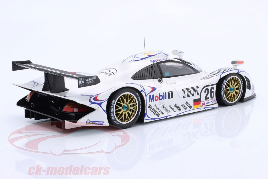スパーク1/18 ポルシェ 911 GT1 1998 Lemans winner 1:18 1998 24 Hours of Le Mans Winner -- #26 Porsche 911 GT1
