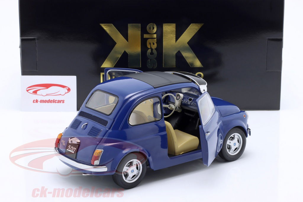 KK-Scale 1:12 Fiat 500 F Custom と 取り外し可能な 屋根 建設