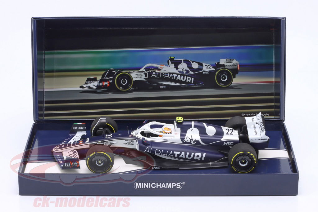 Minichamps 1:18 Yuki Tsunoda Alpha Tauri AT03 #22 8th