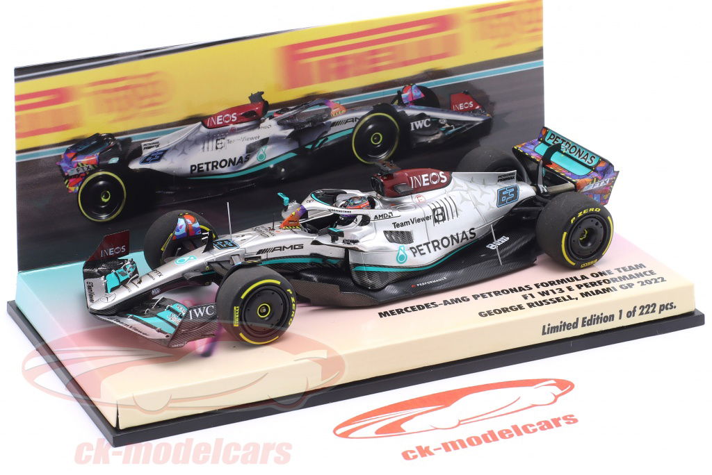 PMA 1/43 メルセデス ペトロナス F1 W13 ラッセル 63 2022 Amazon.com: AMG F1 W13 E Performance #63 George Russell