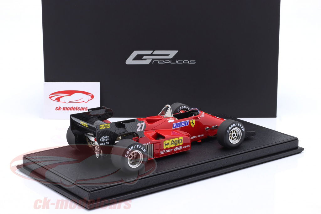 GP Replicas 1:18 M. Alboreto Ferrari 126C4 #27 2nd Italy GP