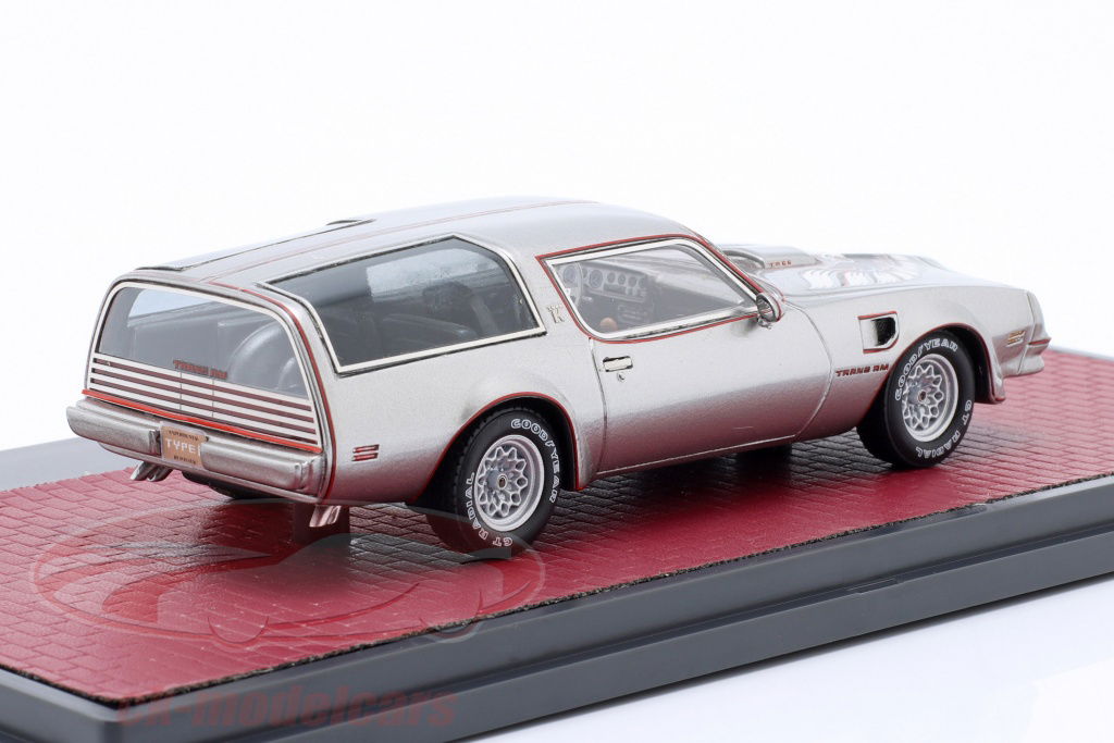 ミニカー　1/43 ポンティアック ファイヤーバード トランザム タイプ K Kammback コンセプト 1978(シルバー) [MX41606011] Matrix 1:43 Pontiac Firebird Trans Am Type K Kammback