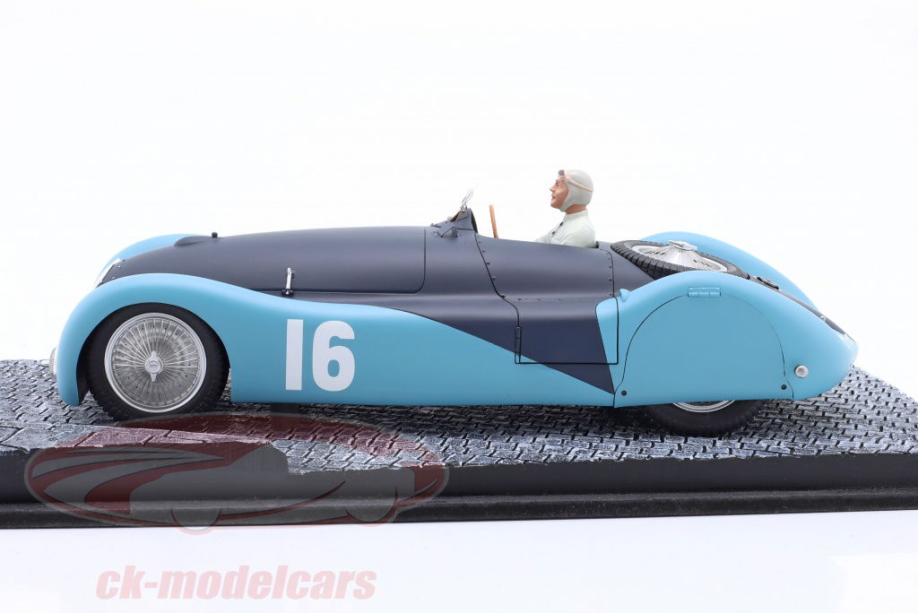 Le Mans miniatures 1/18 ブガッティ T59 Blue Le Mans Miniatures Bugatti Type 59 #16 - 1934 ACF GP 1/32