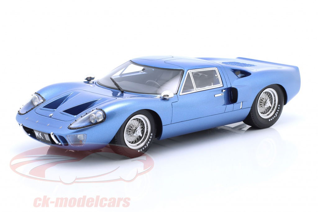104-028 Cult 1/18 フォード GT40 Mk III 1966 Cult Scale Models 1:18 Ford GT40 MK III LHD year 1966 blue