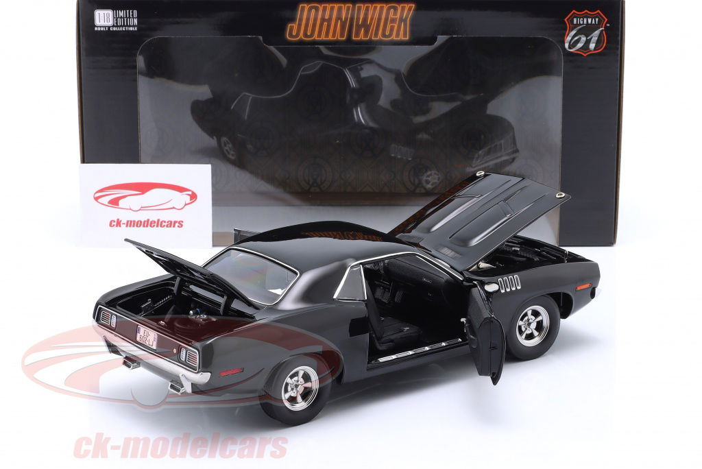Plymouth 'cuda concept car 1/18ブラック稀少品 Highway 61 Collectibles 1:18 Plymouth Cuda Concept black