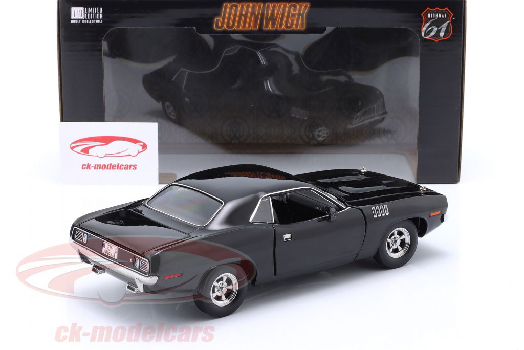 Plymouth 'cuda concept car 1/18ブラック稀少品 1/18 1971 Plymouth HEMI Barracuda Black – Hobby Express Inc.