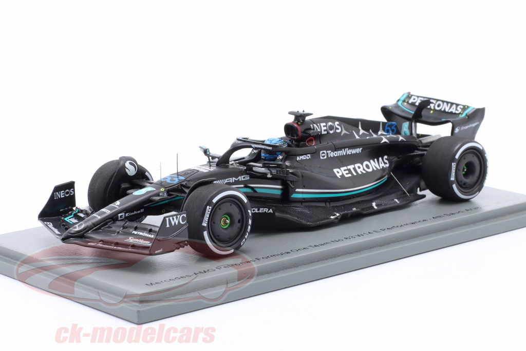 Spark Mercedes F1 2022年モデル 1/43 Mercedes F1 W13 #44 Lewis Hamilton Brazil GP 2nd 2022 1:43