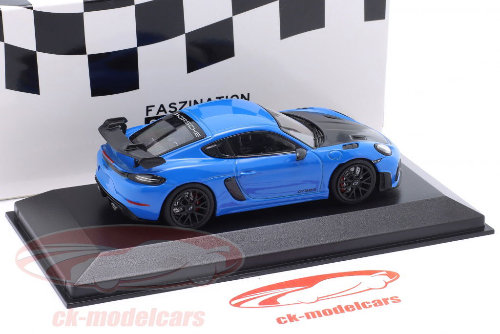 Minichamps 1:43 Porsche 718 (982) Cayman GT4 RS 2021 blue