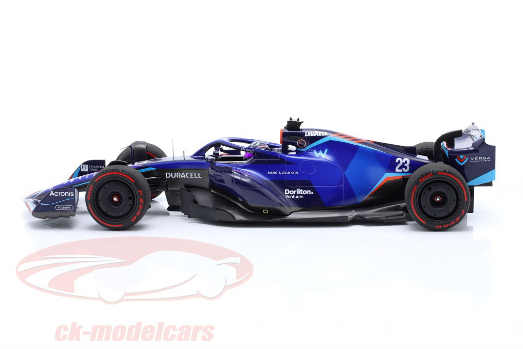 ミニカー　1/18 ウィリアムズ レーシング FW44 アレクサンダー・アルボン バーレーンGP 2022 [117220123] WILLIAMS FW44 GP Bahrain 2022 Alexander Albon - Minichamps