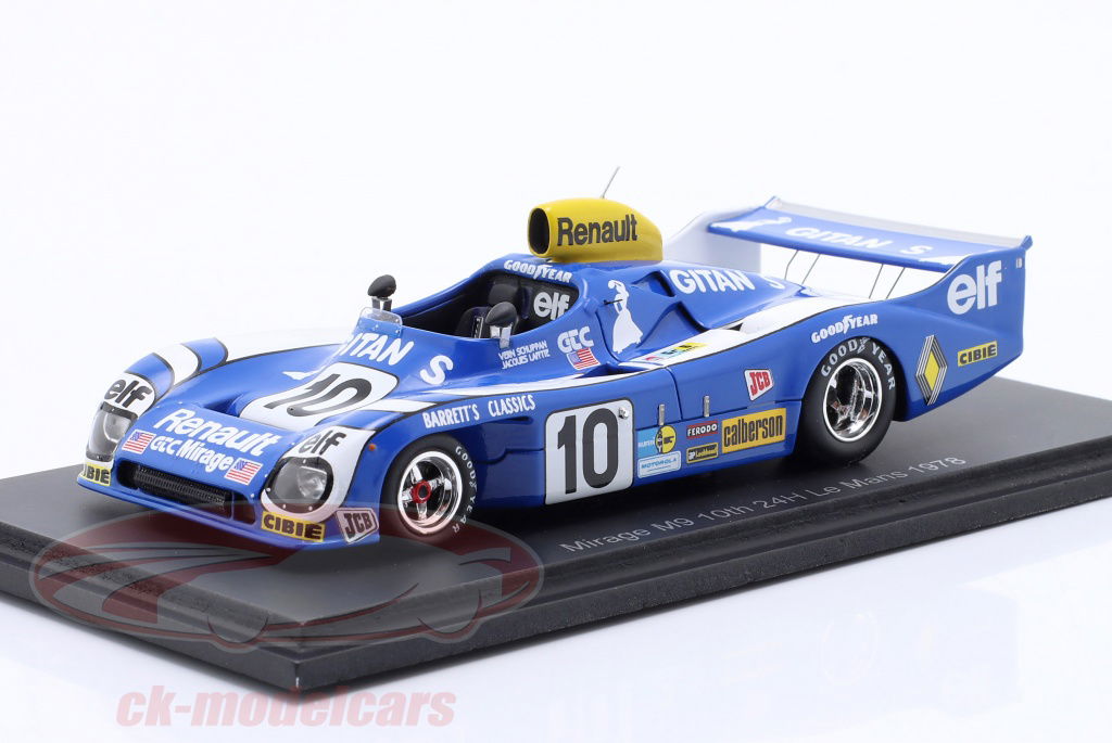 ミニカー　1/43 Mirage M9 #10 10th 24H Le Mans 1978 V. Schuppan - S. Posey - J. Laffite [S0311] 1/43 Spark Mirage M9 No.10 10th 24H Le Mans 1978 V. Schuppan