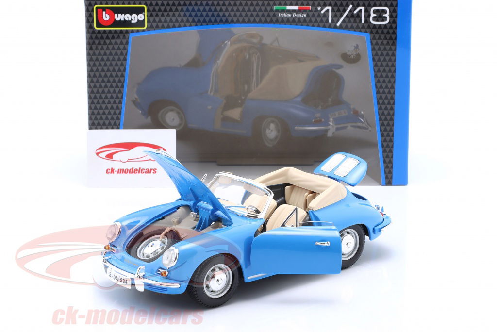 bburago PORSCHE 356B CABRIOLET (1961) 1:18