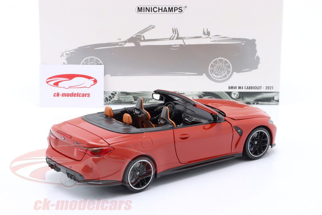 Minichamps 1:18 BMW M4 Cabriolet (G83) year 2021 red