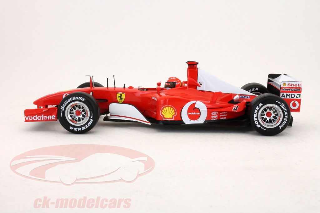 HotWheels 1:18 Michael Schumacher Ferrari F2002 world