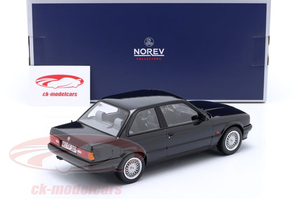 Norev 1:18 BMW 325i E30 year 1988 black metallic 183203