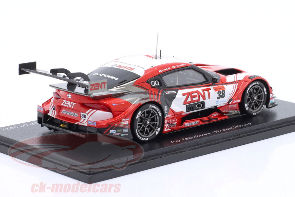 Spark 1:43 Toyota GR Supra #38 GT500 Super GT 2022 Tachikawa