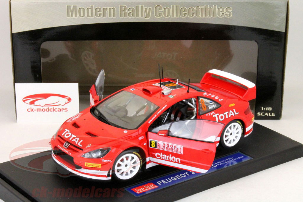 Sun Star Models 1:18 Peugeot 307 WRC #8 Rallye Monte Carlo