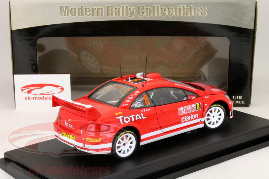 SUNSTAR - カスタム品 1/18 SUNSTAR プジョー 307 WRC 2006 ピレリ Sun Star Models 1:18 Peugeot 307 WRC #16 Gardemeister