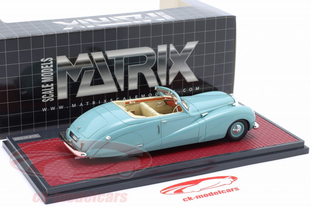 Matrix 1:43 Daimler DE36 Hooper Green Goddess 1947 turquoise