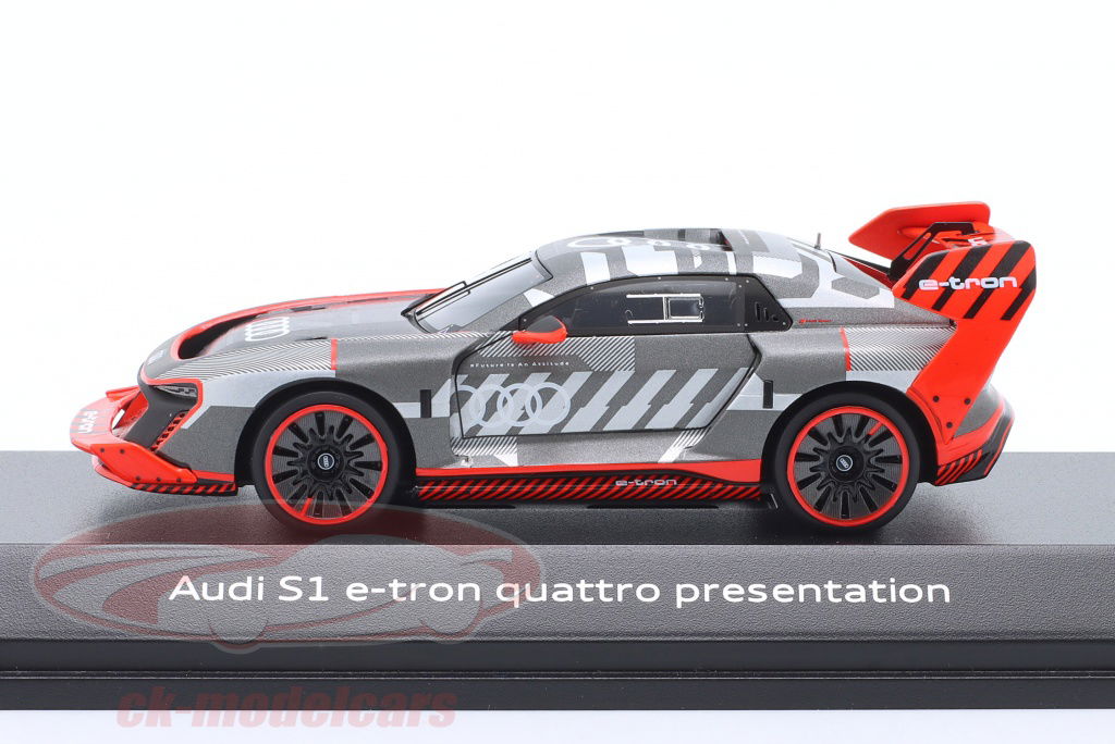 Spark 1:43 Audi S1 e-tron Quattro Presentation Car red