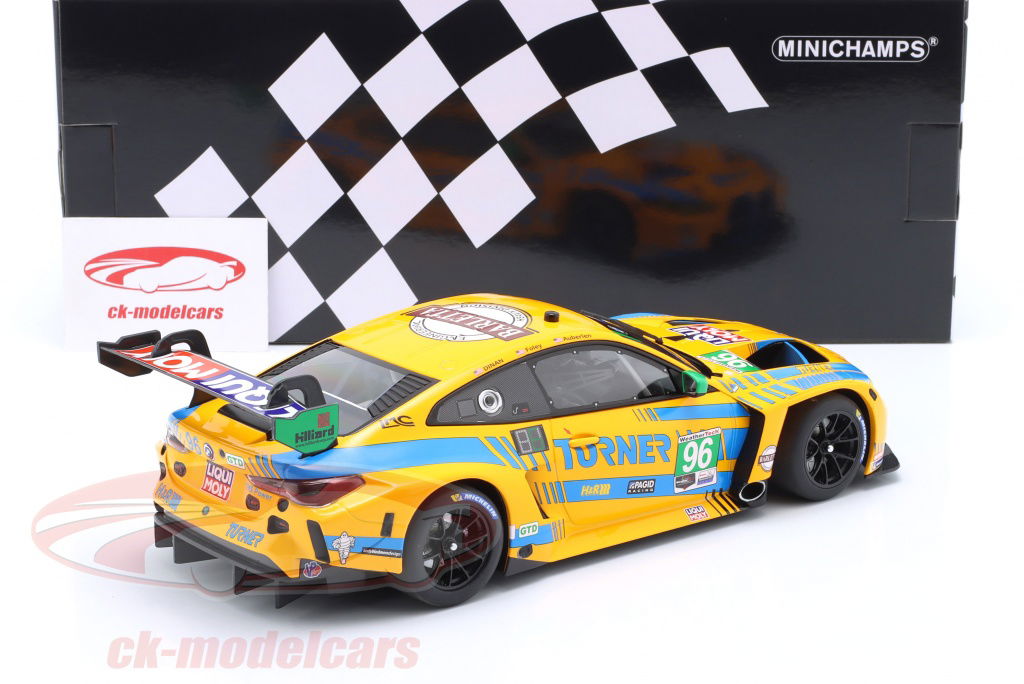 ミニカー M4 minichamps 1/18 Minichamps 1:18 BMW M4 GT3 #96 12h Sebring IMSA 2022 Turner