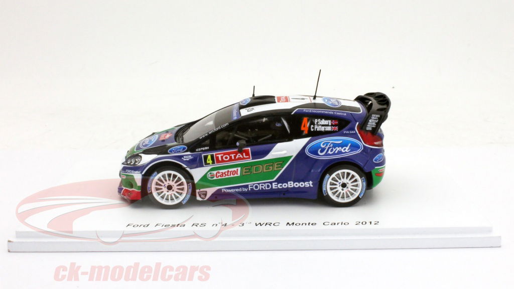 Spark 1:43 Ford Fiesta RS #4 3. Place Rally Monte Carlo 2012