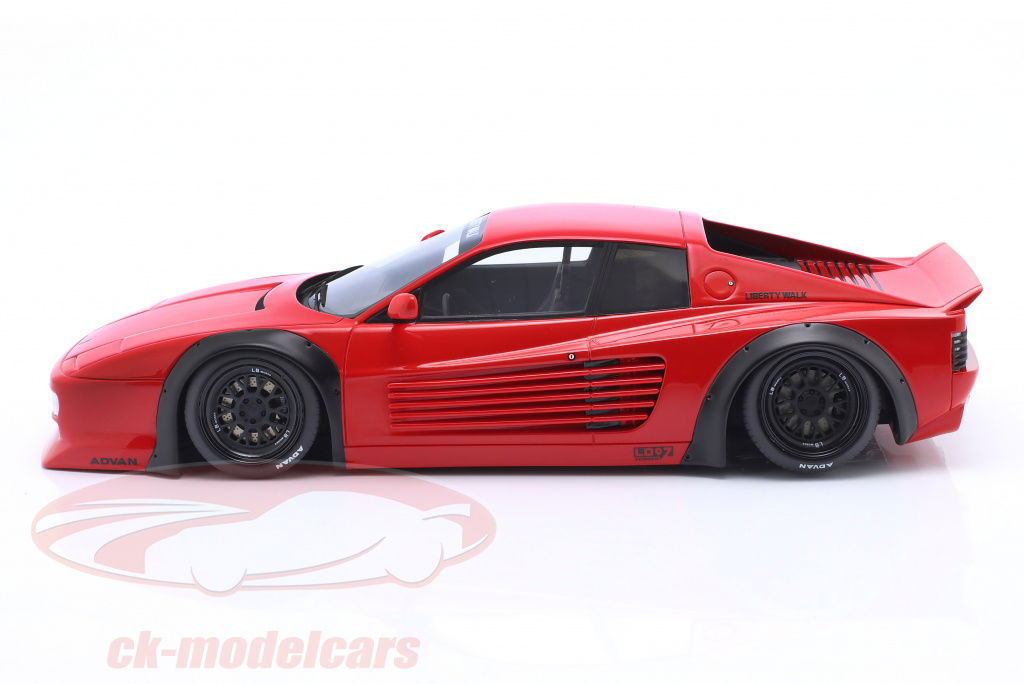 GT SPIRIT 1/18 LBWK フェラーリ512TR 2021 1/18 GT Spirit 2021 Ferrari 512 LBWK Liberty Walk TR (Rosso