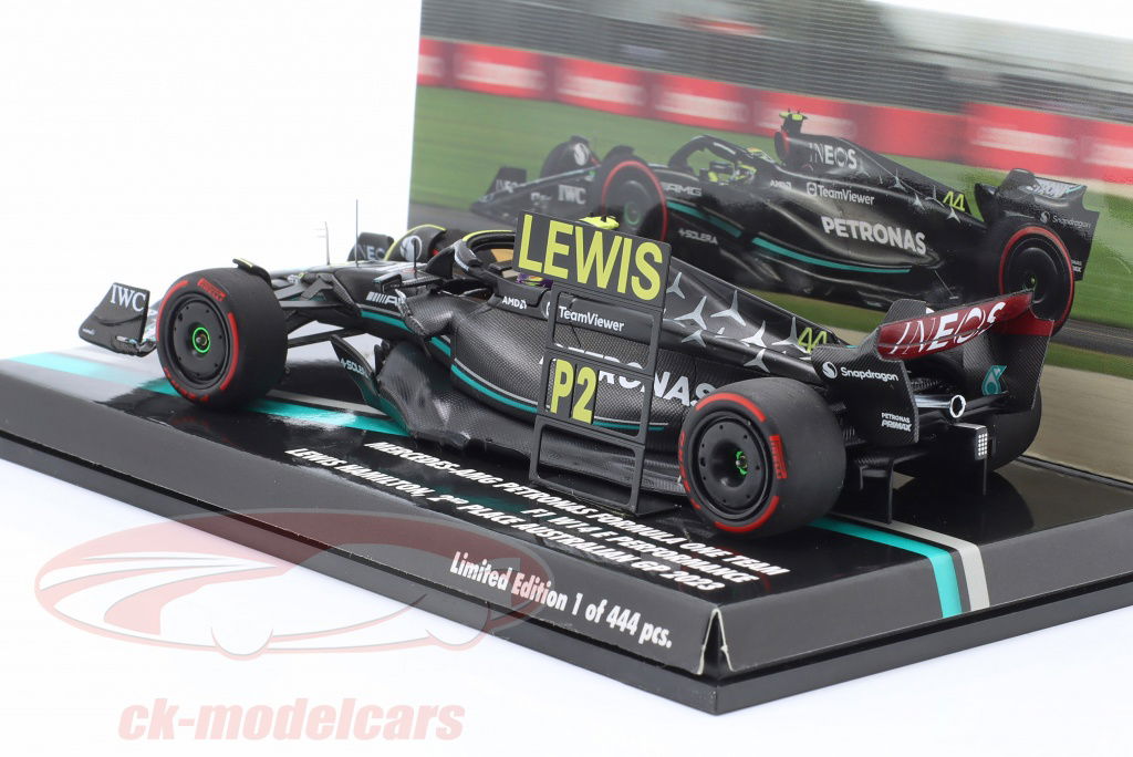Minichamps 1:43 L. Hamilton Mercedes-AMG F1 W14 #44 2番目