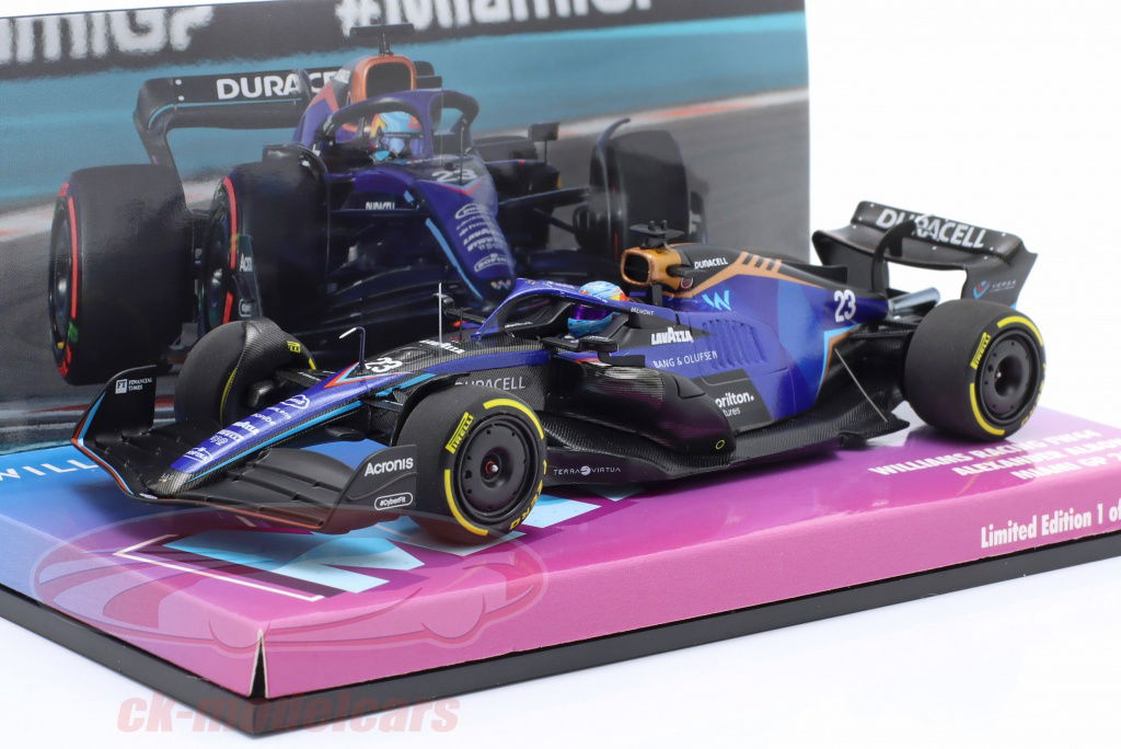 Minichamps 1:43 Alexander Albon Williams FW44 #23 Miami GP