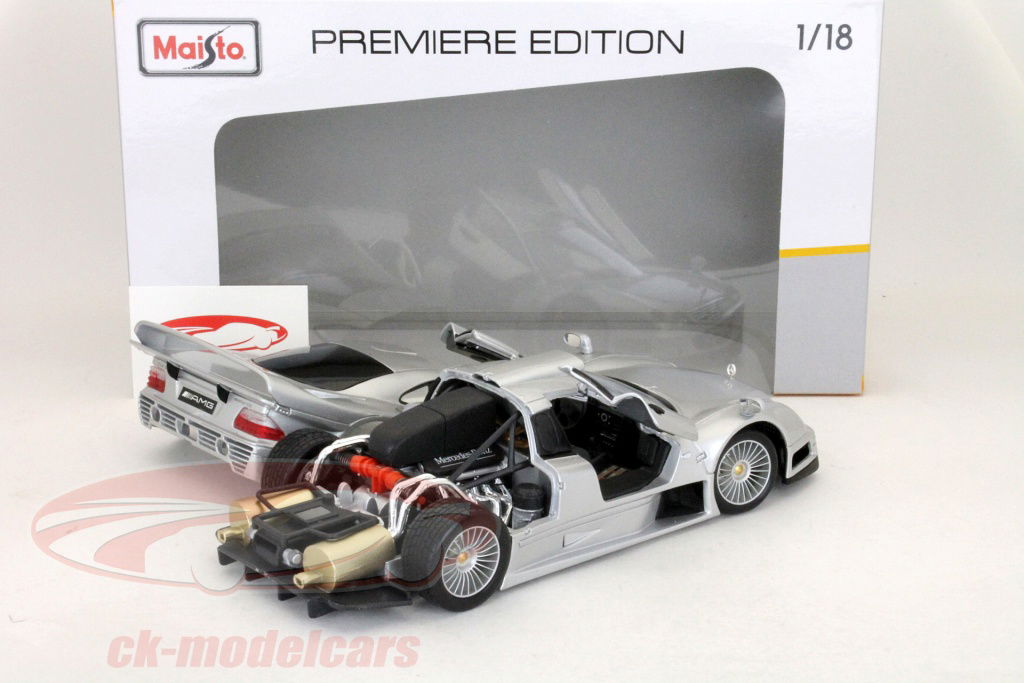 Maisto 1:18 メルセデス·ベンツ CLK-GTR ストリート バージョン